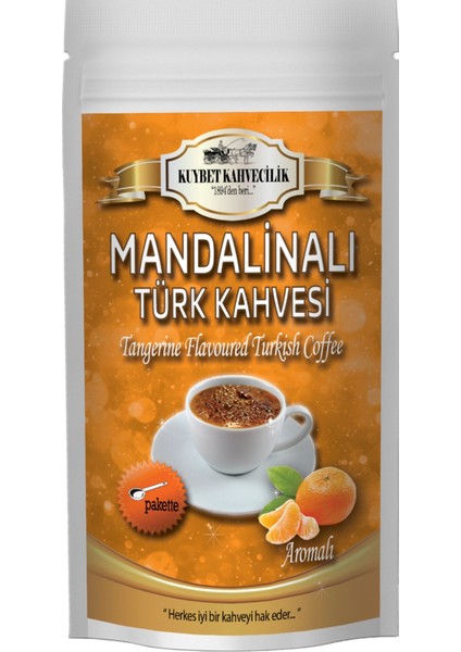 1 kg Mandalinalı Türk Kahvesi Ekonomik Boy