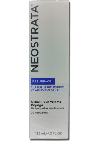 Resurface Glikolik Yüz Yıkama Köpüğü 125ML fiyatları
