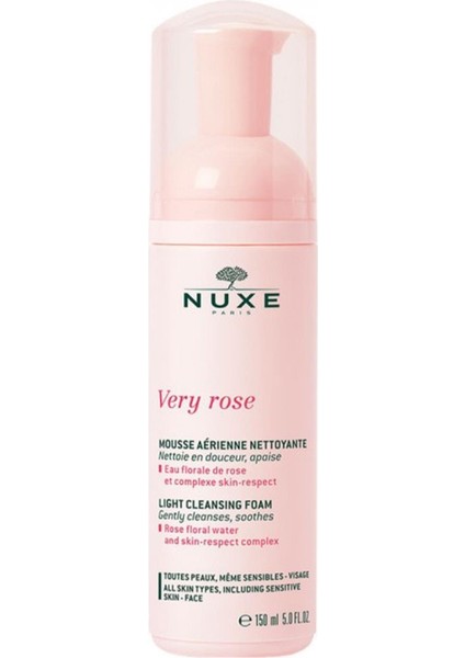 Very Rose Temizleme Köpüğü 150 ml Nuxe 3264680022111