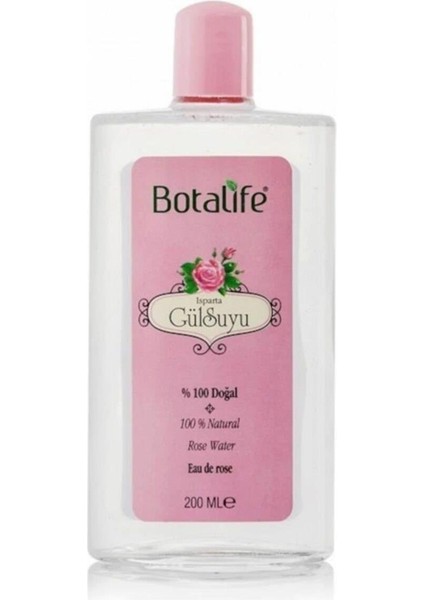 Gül Suyu Naturel 200ML Cam Şişe (Yağ Altı)