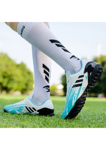 Tf Erkek Krampon Profesyonel Antrenman Ayakkabısı Düşük Top Outdoor Turf Cleats Ayakkabı (Yurt Dışından)