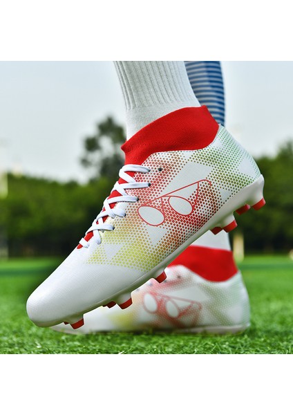 Fg/ag Futbol Ayakkabısı Uzun Çivili Bilek Kramponları Fg Outdoor Çim Krampon (Yurt Dışından) modelleri