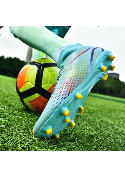 Fg/ag Yüksek Top Futbol Ayakkabıları Çocuklar ve Yetişkinler Futbol Kramponları Açık Eğitim Spor Ayakkabıları (Yurt Dışından) fiyatları