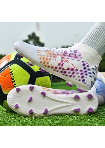Fg/ag Futbol Ayakkabısı Uzun Çivili Bilek Kramponları Fg Outdoor Çim Krampon (Yurt Dışından) fiyatları