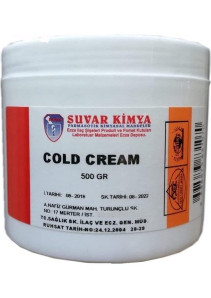 Cold Krem 500 gr (Krem Bazı) Cold Krem