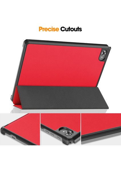 Teclast M40 Plus Folio Kılıf Çok Açılı Standlı Ince Hafif Koruyucu Kapak (Yurt Dışından)