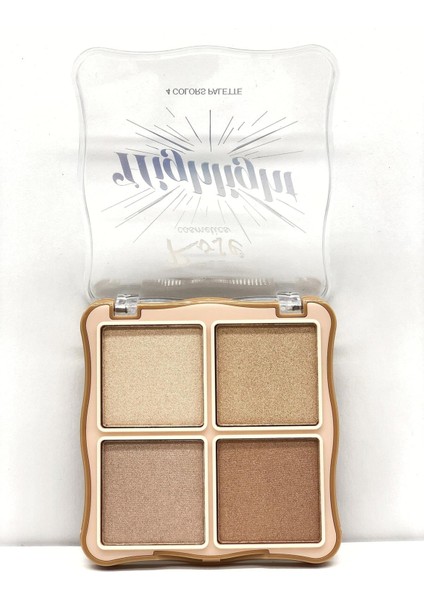 Roesıa Rose Cosmetics Rose Hıghlıght V Face 4'lü Aydınlatıcı - 4 Colors Hıghlıghter Palette