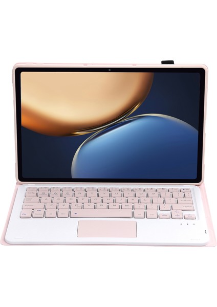 Ahv7-A Bluetooth Klavye + Honor Tablet V7 Pro Için Kılıf Pembe (Yurt Dışından)