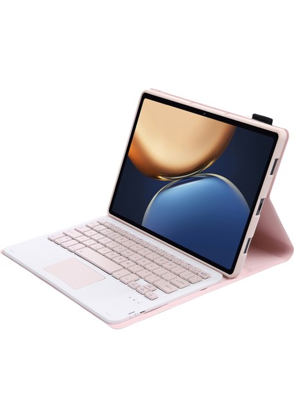 Ahv7-A Bluetooth Klavye + Honor Tablet V7 Pro Için Kılıf Pembe (Yurt Dışından)