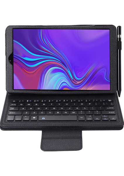 ZH Store Galaxy Tab A 10.1(2019)IÇIN SA510 Klavye+Pu Kılıf Siyah (Yurt Dışından)