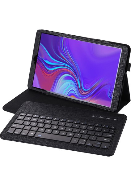 ZH Store Galaxy Tab A 10.1(2019)IÇIN SA510 Klavye+Pu Kılıf Siyah (Yurt Dışından)