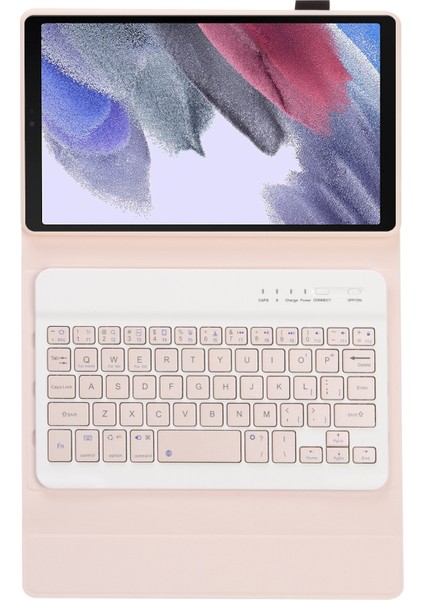 Samsung Galaxy Tab A7 Lite 8.7 T220/T225 Için Klavye+Kılıf Pembe (Yurt Dışından)
