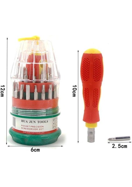 Hua Jun Tools 31 Parça Mini Tornavida Seti fırsatları