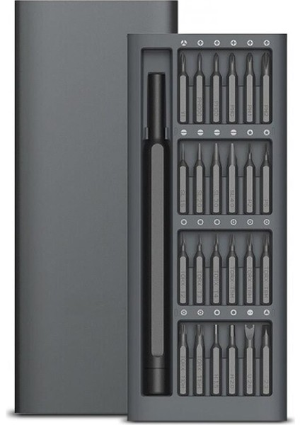 24 Parça Çelik Profesyonel Tornavida Seti