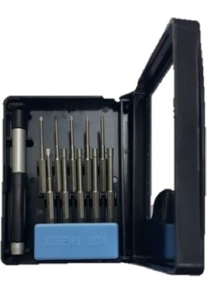 Kutulu Saatci Tornavida Seti 10 + 1 Parça Proscr 02861