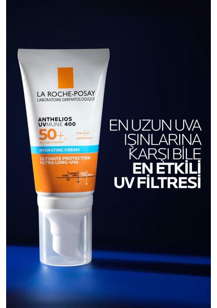 La Roche Posay Anthelios Uvmune Hassas Ciltler Için Yüksek Korumalı Yüz Güneş Kremi Set 50 ml X2