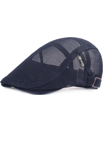 Net Cap Erkek Yaz Ördek Dil Şapka Serin Nefes Güneş Şapka (Yurt Dışından)
