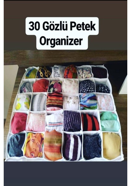 Organizerci 2 Adet 30 Gözlü Petek Organizer