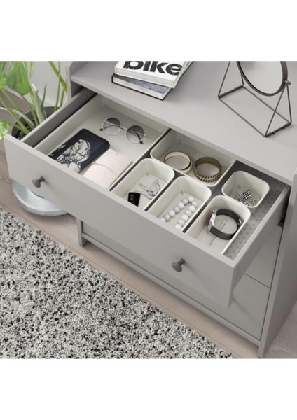 Ikea Nojig 15 x 20 x 5 cm Kutu Bej 504.681.04