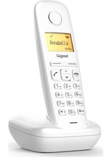 Telsiz Telefon Ofis Analog Ledli Büyük Ekran A170 Telefon Beyaz fiyatları