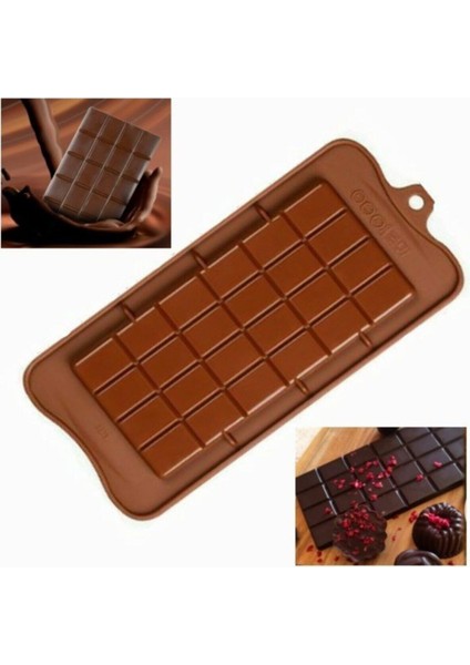 Kanyongrup Tablet Çikolata Kalıbı,kare Çikolata-Şeker Kalıbı Silikon Kalıp