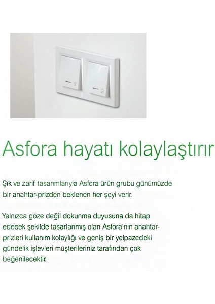 Asfora Krem 4'Lü Çerçeve