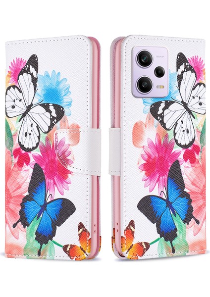 Lr Joyful Xiaomi Redmi A1 Için Plus 4g Pu Deri Desen Baskı Cüzdan Kılıfı Cüzdan Stili Flip Stand Manyetik Toka Koruyucu Telefon Kapağı Kayışlı (Yurt Dışından)