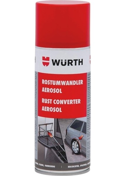 Würth 400ML Pas Dönüştürücü Paslı Yüzeyi Onarır Pas Sökücü