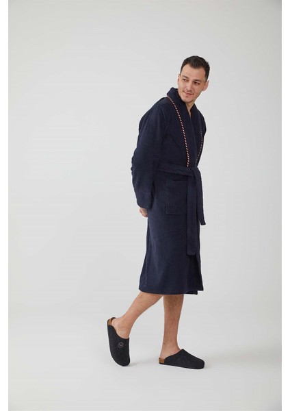 %100 Pamuk Biyeli Özel Tasarım Ekstra Yumuşak Erkek Bornoz fiyatları