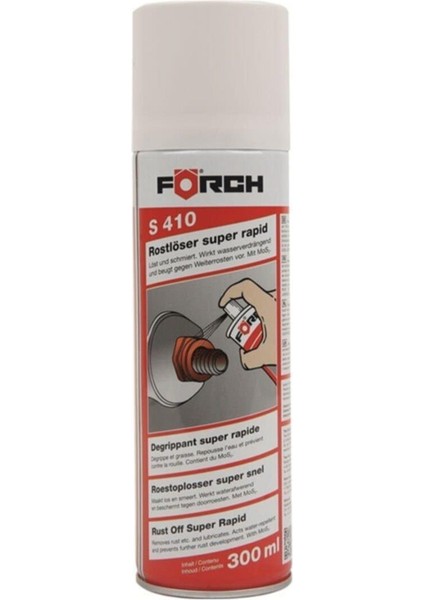 Süper Hızlı Pas Sökücü 300 Ml. Made In Germany Pas