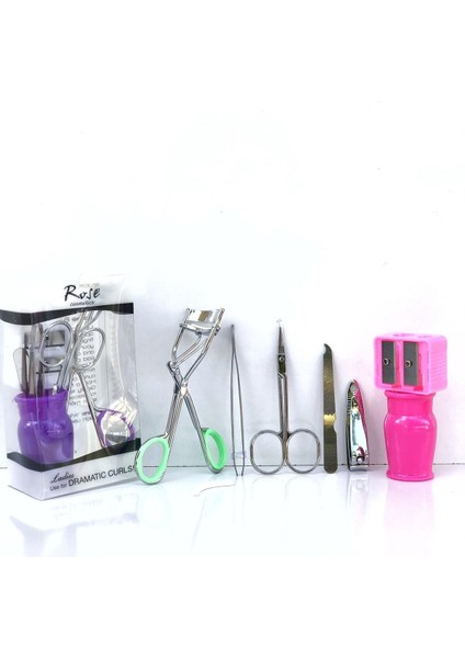 Roesıa Rose Cosmetics Rose 7 Parça Manikür Pedikür Seti