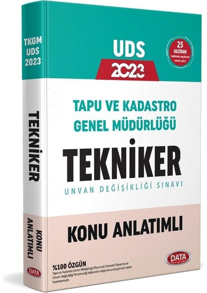 Tapu ve Kadastro Genel Müdürlüğü Uds Tekniker Konu Anlatımlı