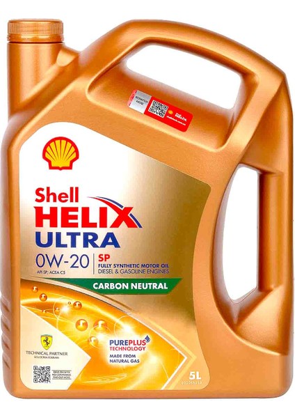 Helix Ultra SP 0W20 - 5 Litre - 2022 Üretimi