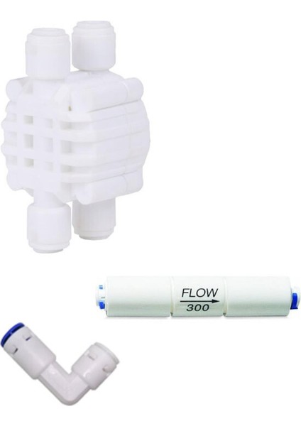 Alessa Arıtım Su Arıtma Cihazı Yenileme Kit Takımı Shutoff - Flow-Quıck Check Valf