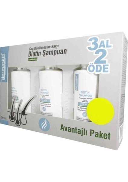 Biotin Shampoo For Men Kofre 3X200ML