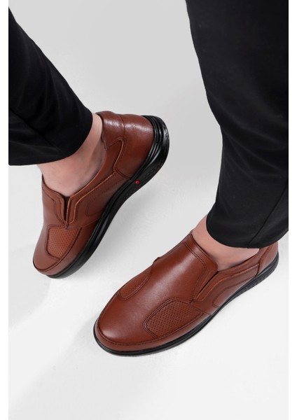 Lofor Hakiki Deri Comfort Ortopedik Erkek Günlük Ayakkabı, Baba Ayakkabısı, Ortopedik Ayakkabı, Loafer Ayakkabı