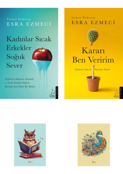 Kararı Ben Veririm - Kadınlar Sıcak Erkekler Soğuk Sever - Esra Ezmeci + Not Defterli