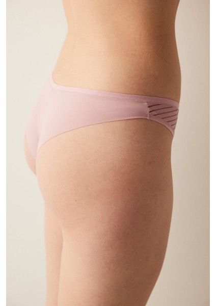 Nude Colors V Kesim Pembe Brazilian Külot fiyatları