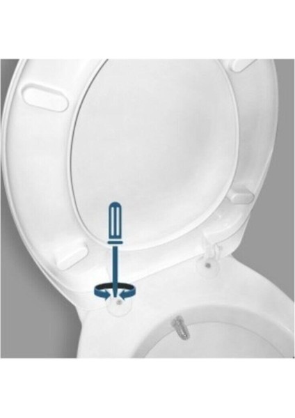 Kopya - Üstten Monte Paslanmaz Klozet Kapak Vidası Klozet Kapak Vidası (Üstten fiyatları