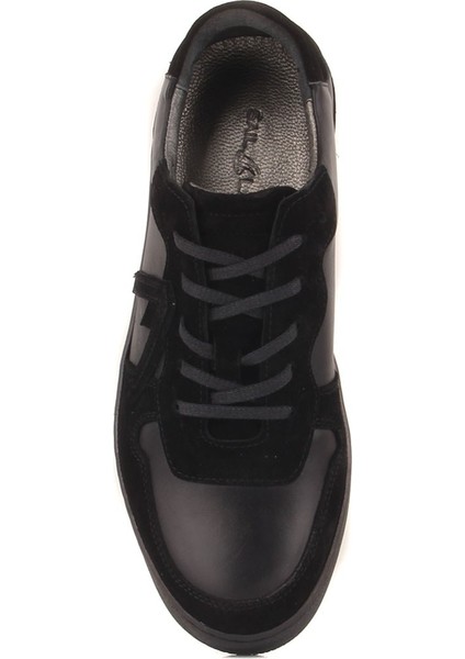 Sail Lakers - Siyah Süet, Deri Erkek Sneaker