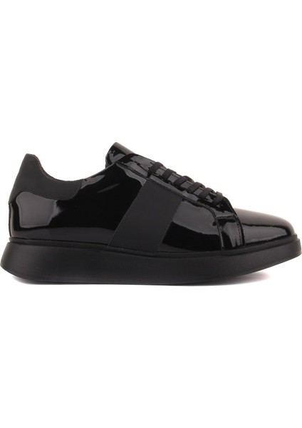 Sail Lakers - Siyah Rugan Deri Erkek Sneaker