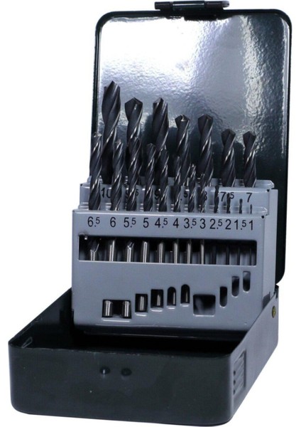 Hss Matkap Ucu Seti 1mm-10 mm 19 Parça Kutulu