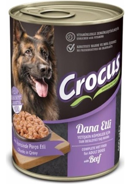 Dana Etli Yetişkin Köpek Konserve 400 gr x 12 Adet