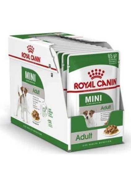 Mini Adult Yetişkin Köpek Pouch 85 gr x 12 Adet