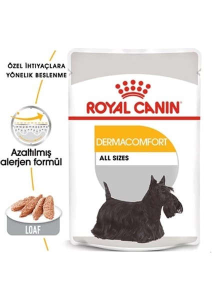 Dermacomfort Pouch Köpek Yaş Maması 85GR x 6 Adet