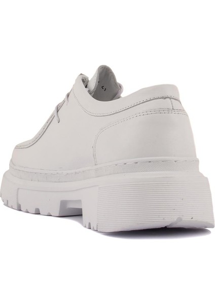 Sail Lakers - Beyaz Deri Bağcıklı Erkek Sneaker