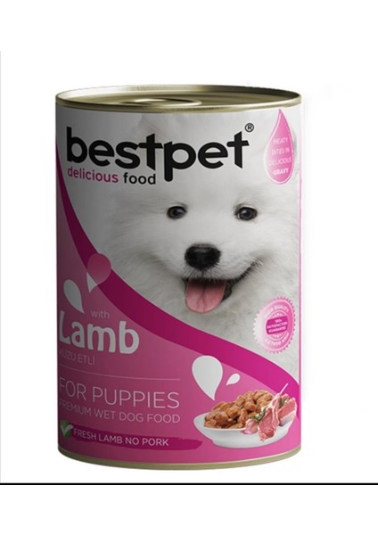 Kuzu Etli Konserve Yavru Köpek Maması 400 gr