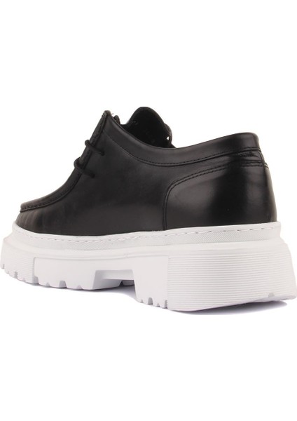 Sail Lakers - Siyah Deri Bağcıklı Erkek Sneaker fırsatları