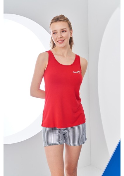 Kadın Şortlu Pijama Takım 24176