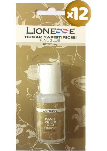 Lionesse Tırnak Yapıştırıcısı x 12